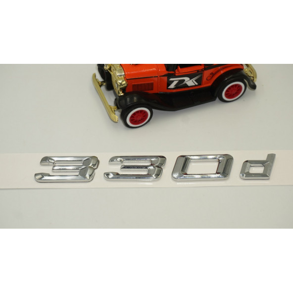 Bmw 330d Bagaj Krom Metal 3M 3D Yazı Logo - 3