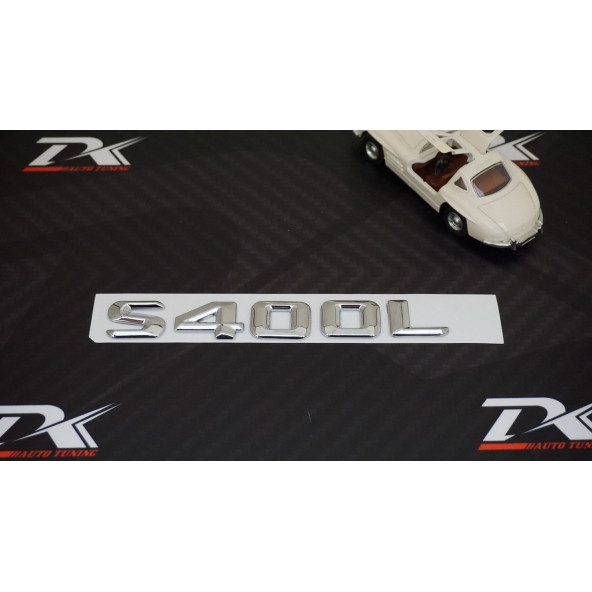 S400L Bagaj Krom Metal 3M 3D Yazı Logo - 3