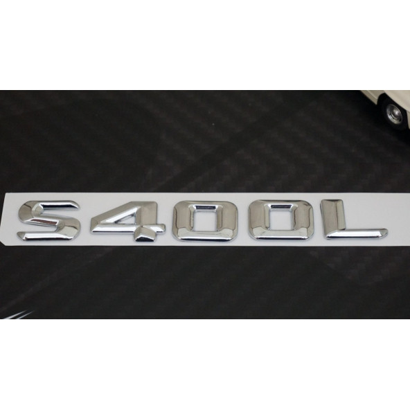 S400L Bagaj Krom Metal 3M 3D Yazı Logo - 4