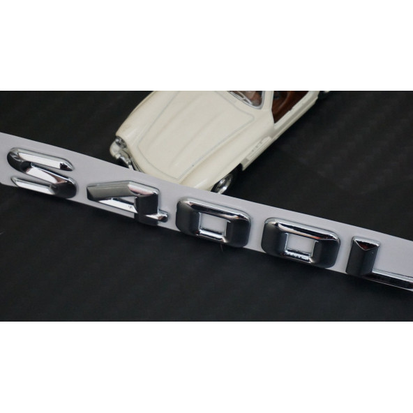 S400L Bagaj Krom Metal 3M 3D Yazı Logo - 5