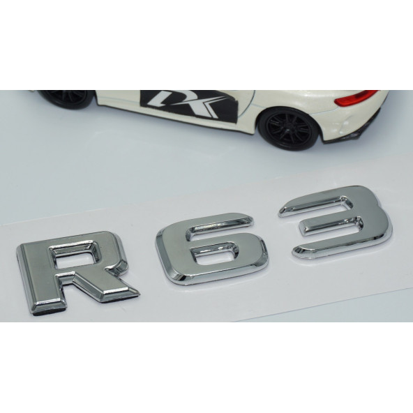 Dk Tuning R 63 Bagaj Krom Abs 3m 3d Yazı Logo Benz İle Uyumlu - Resim 3