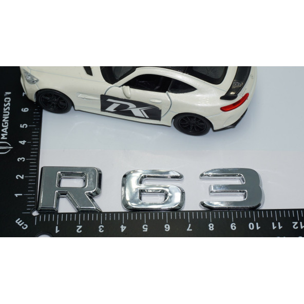 Dk Tuning R 63 Bagaj Krom Abs 3m 3d Yazı Logo Benz İle Uyumlu - Resim 4