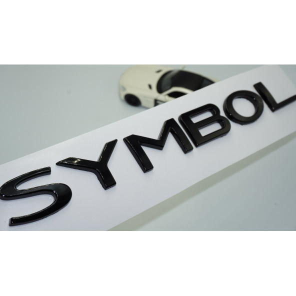 DK Tuning Renault Symbol Siyah ABS 3M 3D Bagaj Yazı Logo
