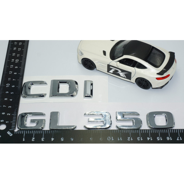 DK Tuning GL350 CDi Bagaj Krom ABS Yazı Logo Benz İle Uyumlu - 4