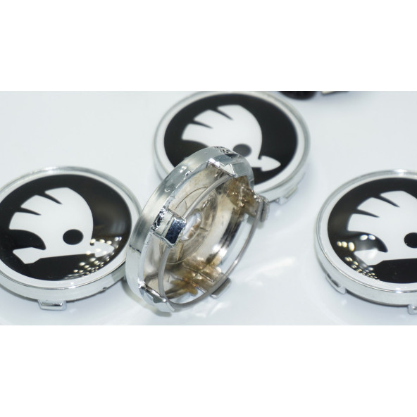 DK Tuning Skoda Jant Göbeği Kapak Seti 60mm - 4
