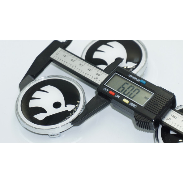 DK Tuning Skoda Jant Göbeği Kapak Seti 60mm - 5