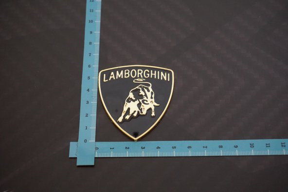 Lombarghini Krom Metal Body 3M 3D Logo Amblem - 3