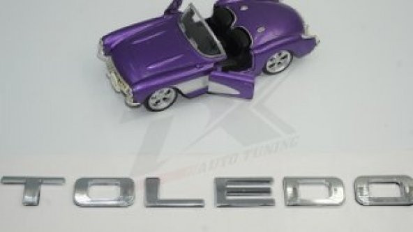 Seat Toledo Bagaj Krom ABS 3M 3D Yazı Logo Amblem - 3