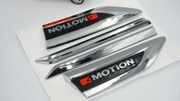 DK Tuning Volkswagen Tiguan 4Motion Yan Çamurluk Krom Bıçak Logo - Resim 4