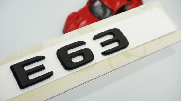 Mercedes Benz AMG E63 Bagaj Yazı Logo Siyah Renk Orjinal Ürün
