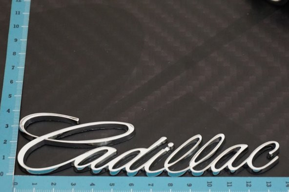DK Tuning Cadillac Krom Metal Bagaj 3M 3D Logo Amblem - 5
