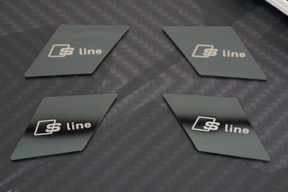 Audi A4 A5 17-19 Modeller S line Logo Kapı Açma Kolu İçi Metal 3M - 4