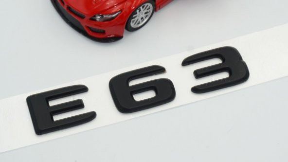 Mercedes Benz AMG E63 Bagaj Yazı Logo Siyah Renk Orjinal Ürün - 3