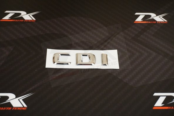 DK Tuning Benz CDİ Bagaj Krom ABS Orjinal Yazı Logo - 2