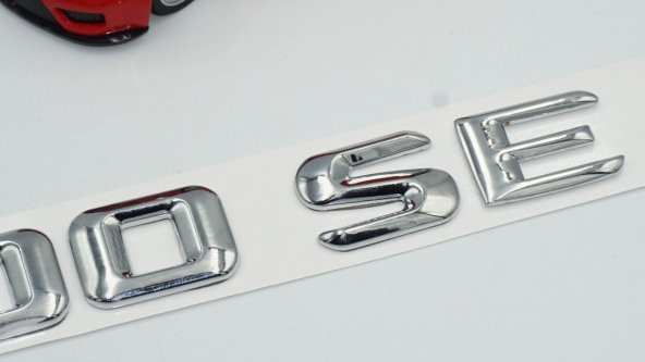 400 SE Bagaj Krom Metal 3M 3D Yazı Logo - 4