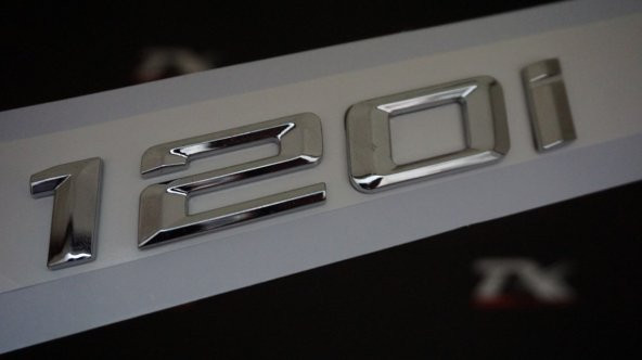 Bmw 120İ Bagaj Krom Metal 3M 3D Yazı Logo