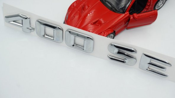 400 SE Bagaj Krom Metal 3M 3D Yazı Logo - 5