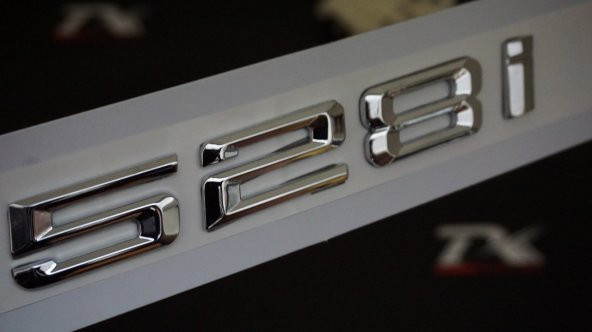 Bmw 528İ Bagaj Krom Metal 3M 3D Yazı Logo ürün görseli 1
