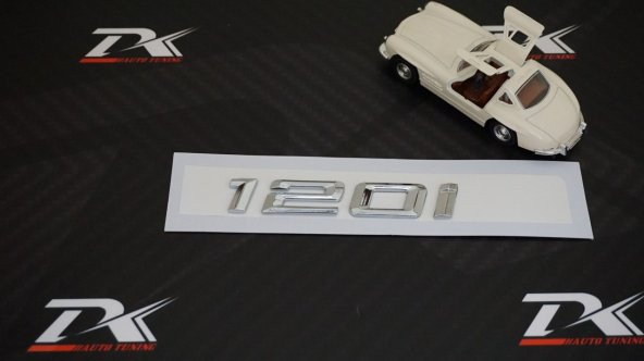 Bmw 120İ Bagaj Krom Metal 3M 3D Yazı Logo - 2
