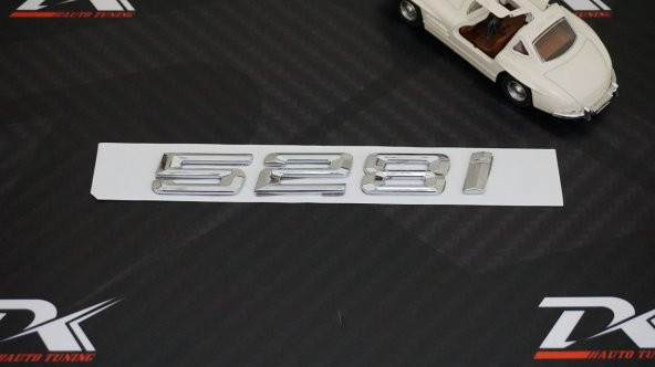 Bmw 528İ Bagaj Krom Metal 3M 3D Yazı Logo - Resim 2