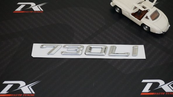 Bmw 730Li 730İ Bagaj Krom Metal 3M 3D Yazı Logo - Resim 2