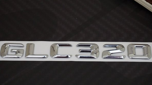 GLC320 Bagaj Krom Metal 3M 3D Yazı Logo - 4