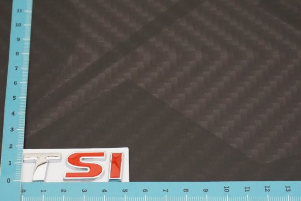 Volkswagen TSİ Bagaj Krom Metal 3M 3D Logo Amblem - Resim 8