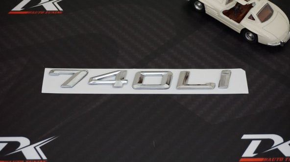 Bmw 740Lİ 740İ Bagaj Krom Metal 3M 3D Yazı Logo - Resim 2