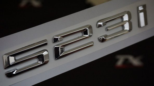 Bmw 523İ Bagaj Krom Metal 3M 3D Yazı Logo
