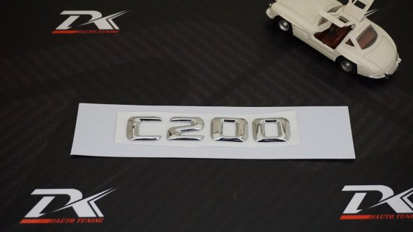 C200 Bagaj Krom Metal 3M 3D Yazı Logo - 2