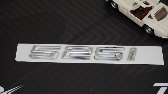 Bmw 525İ Bagaj Krom Metal 3M 3D Yazı Logo - 3