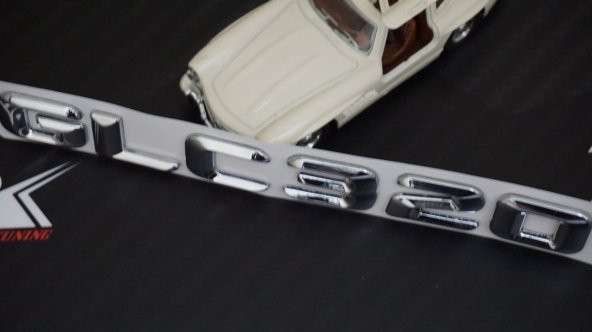 GLC320 Bagaj Krom Metal 3M 3D Yazı Logo - 5