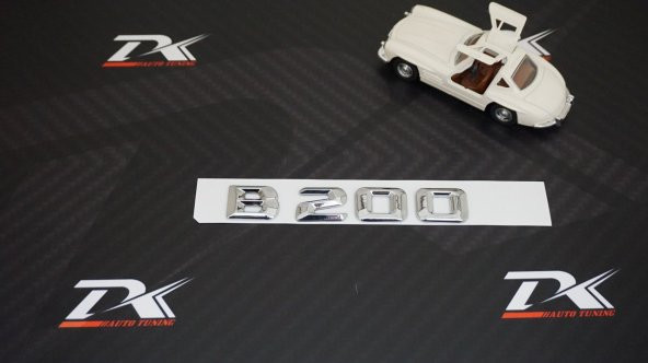 B200 Bagaj Krom Metal 3M 3D Yazı Logo - Resim 2