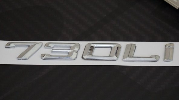 Bmw 730Li 730İ Bagaj Krom Metal 3M 3D Yazı Logo - Resim 4