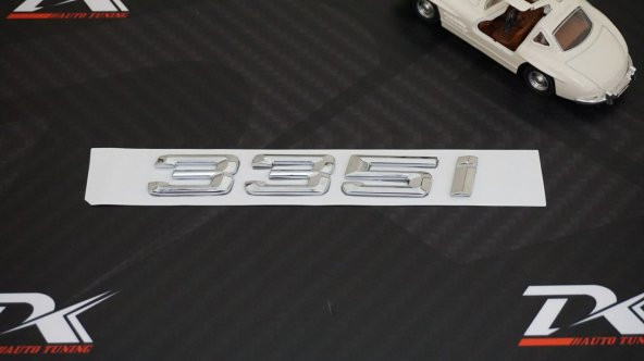 Bmw 335İ Bagaj Krom Metal 3M 3D Yazı Logo - 2
