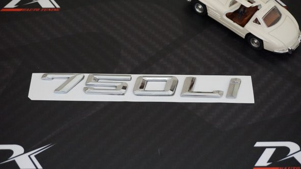 Bmw 750Lİ 750İ Bagaj Krom Metal 3M 3D Yazı Logo - 2