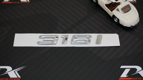 Bmw 316İ Bagaj Krom Metal 3M 3D Yazı Logo - 3