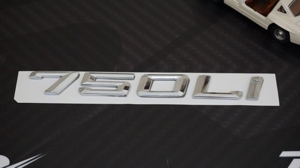 Bmw 750Lİ 750İ Bagaj Krom Metal 3M 3D Yazı Logo - 3