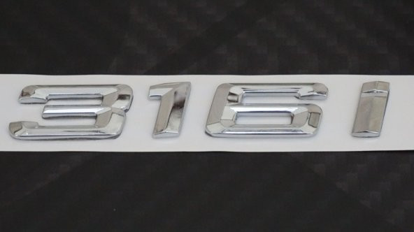 Bmw 316İ Bagaj Krom Metal 3M 3D Yazı Logo - 4