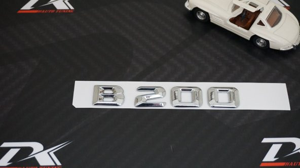 B200 Bagaj Krom Metal 3M 3D Yazı Logo - Resim 3