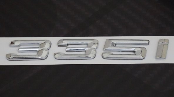 Bmw 335İ Bagaj Krom Metal 3M 3D Yazı Logo - 4