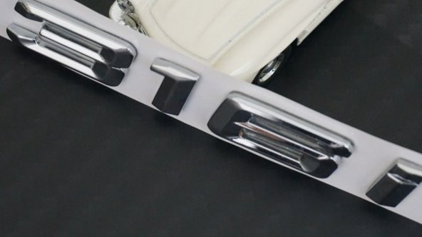 Bmw 316İ Bagaj Krom Metal 3M 3D Yazı Logo - 5