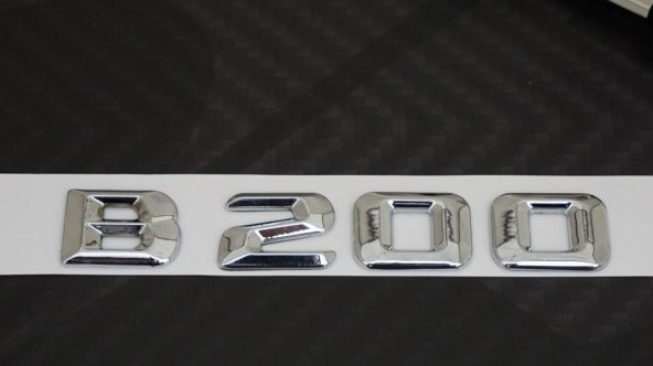 B200 Bagaj Krom Metal 3M 3D Yazı Logo - Resim 4