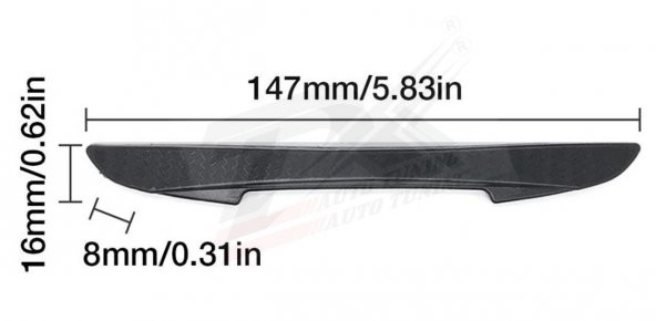 Audi Logo Kapı Kenarı Koruma Şeffaf Kauçuk 3M Band New Style - 5