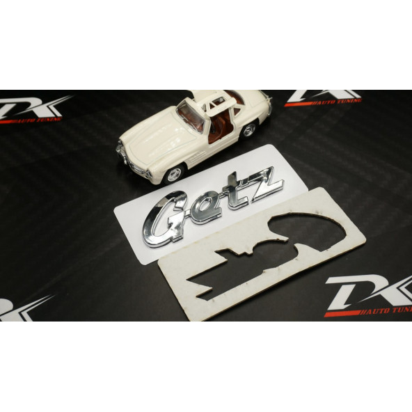 Hyundai Getz 2003 2011 Bagaj Krom ABS 3M 3D Yazı Logo Amblem - 7