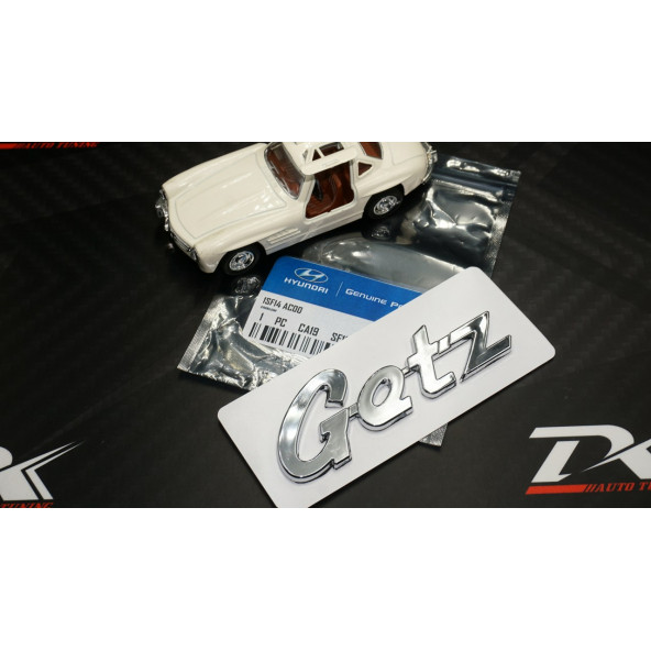Hyundai Getz 2003 2011 Bagaj Krom ABS 3M 3D Yazı Logo Amblem - 8