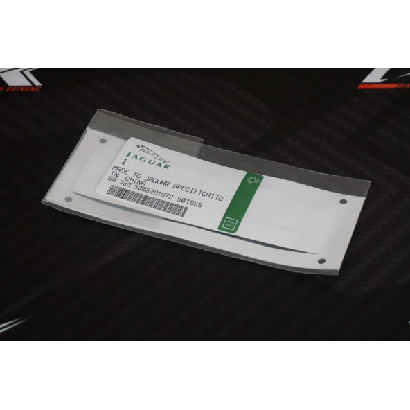Jaguar R Sport Bagaj Krom Metal Logo Amblem 3M 3D - 6