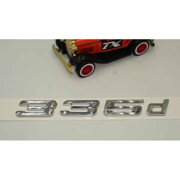 Bmw 335d Bagaj Krom Metal 3M 3D Yazı Logo - 3