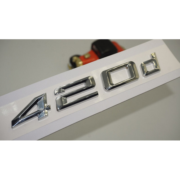 Bmw 420d Bagaj Krom Metal 3M 3D Yazı Logo