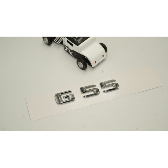 Benz G55 Bagaj Krom Metal 3M 3D Yazı Logo - 2